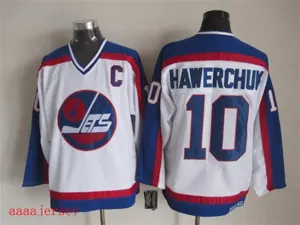 Winnipeg Jets retro ice hockey jersey M-3XL 温尼伯喷气机队复古冰球服 1