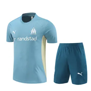 24-25 Marseille Training Soccer Jerseys Football Shirts 2