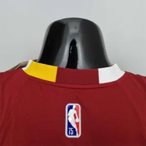 2022 Cleveland Cavaliers JAMES#23 Urban Edition Red NBA Jersey 7