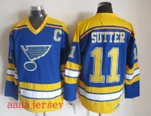 St. Louis Blues retro ice hockey jersey M-3XL 圣路易蓝调队复古冰球服 2