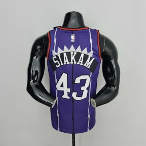 Toronto Raptors SIAKAM #43 Purple NBA Jersey 7