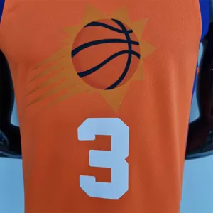 75th Anniversary PAUL#3 Phoenix Suns Jordan Theme Orange NBA Jersey 2