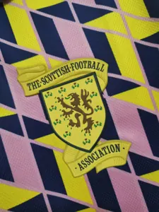 88-89 Scotland third away soccer jersey 2