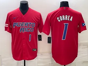 Puerto Rico 2023 World Cup Baseball Jerseys 38
