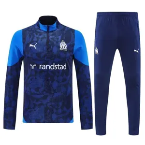 25-26 Marseille Blue Training Kit Soccer AAAAJersey Supply Yupoo
