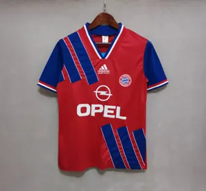 93-94 Bayern Munich home red blue