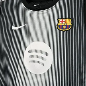 25-26 Kids Barcelona Goalkeeper Black Kit Youth Apparels Football AAAAJersey Dropship Yupoo 3
