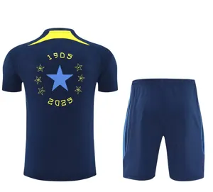 25-26 Boca Juniors Navy Training Kits Football Tracksuits 2