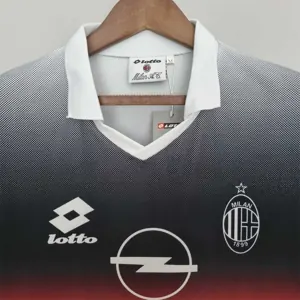 95-96 AC Milan training suit blackwhite 6