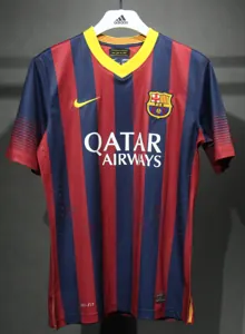 13-14 Barcelona Home Retro Kit Vintage Player Version Sino Shirt AAAAJersey Dropship Yupoo 4
