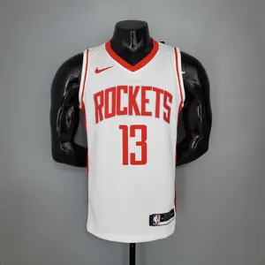2021 HARDEN#13 Rockets White
