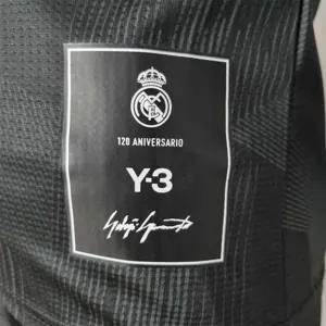 22-23 Real Madrid Y3 black kids kit 6