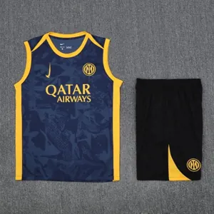 25-26 Inter Milan Navy Training Kits Football Vest Suits 1