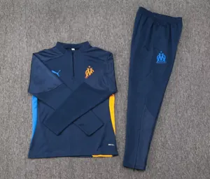 24-25 Marseille Long Sleeve Training Suit Football Shirts 2