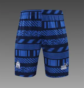22-23 Marseille training suit short sleeve kit white blue 6