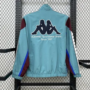 25-26 Real Madrid x Kappa OG Style Green Windbreaker Jacket AAAAJersey Supplier Yupoo 2