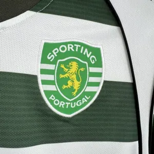01-03 Sporting Lisbon Home Retro Long Sleeve Kit Vintage Shirt Soccer AAAAJersey Yupoo 5