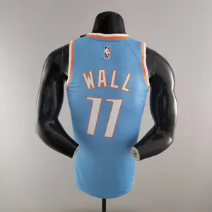 2022 WALL#11 Los Angeles Clippers City Edition NBA Jersey Blue 8