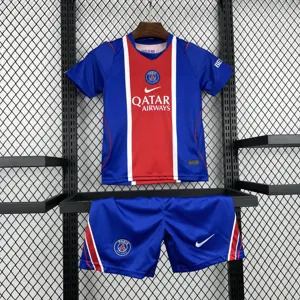 26-27 PSG Home Kid Kits Youth Football Apparels AAAAJersey Supply Yupoo 6 5