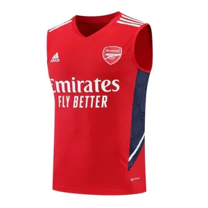 22-23 Arsenal vest training suit kit red 15