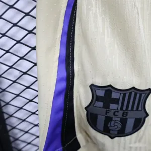 25-26 Barcelona Away Khaki Player Version Slim-fit Breathable Sports Shorts AAAAJersey Yupoo 5