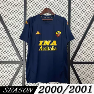 00-01 Roma Third Retro Kit Jersey Supplier Yupoo 2