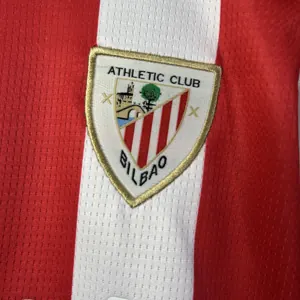 25-26 Athletic Bilbao Home Kid Kits Youth Apparels Sino AAAAJersey Supply Yupoo 5