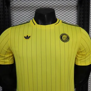 2026-27 Al-Nassr FC Vintage Football Jersey Casual Edition AAAA Jersey Drop ship Yupoo 2
