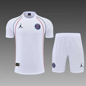 22-23 PSG training suit short sleeve kit White 2