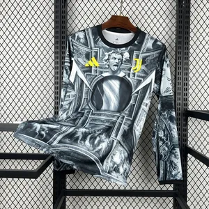25-26 Juventus Del Piero Pre-Match Football Long Sleeve T-Shirt AAAAJersey Supplier Yupoo