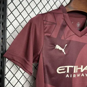 24-25 Manchester City Third Kid Kits Youth Apparels Sport AAAAJersey Yupoo 3