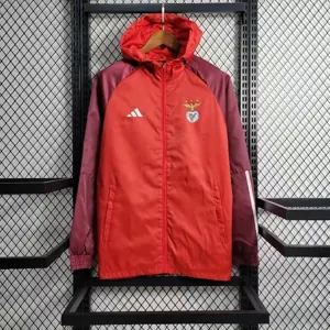 23-24 Benfica Red Windbreaker Hoodies Jackets Football Jerseys Yupoo