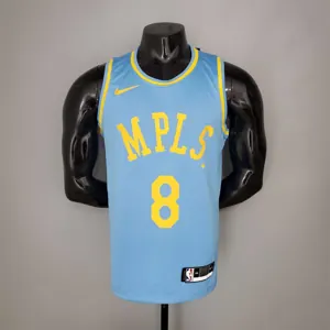 2021 Bryant#8 Lakers Minneapolis Edition Blue