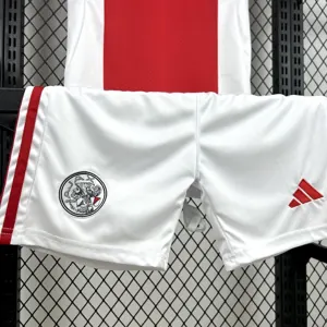 25-26 Ajax Home Kid Kits Youth Apparels Soccer AAAAJersey Yupoo 4