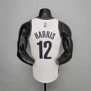 75th Anniversary Harris #12 Nets White 7