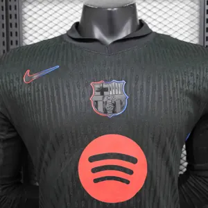 24-25 Barcelona Away Long Sleeve Kit Player Version Shirt Soccer AAAAJersey Yupoo 2