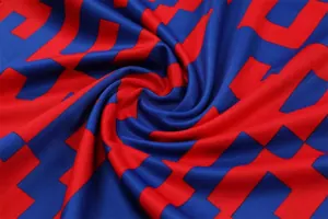 22-23 Barcelona vest training suit kit red and blue camouflage 6