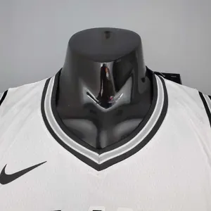 DUNCAN#21 Spurs White 1