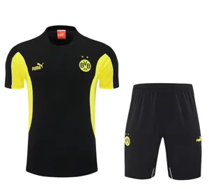 25-26 Dortmund Black&Yellow Training Kits Football Tracksuits