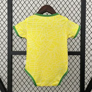 2024 Brazil Home Baby Uniform Best Wholesale Yupoo 2