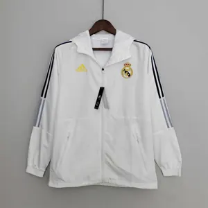22-23 Real Madrid white windbreaker