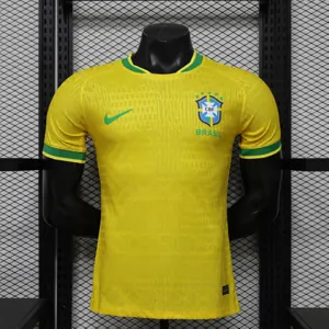 2026 Brazil Mens Special Edition Player Version Football Yellow Shirt AAAAJersey Supply Yupoo