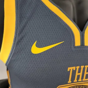 2018 POOLE#3 Golden State Warriors Grey NBA Jersey 3